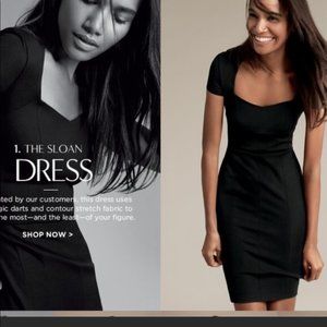 NWT Banana Republic black sheath dress